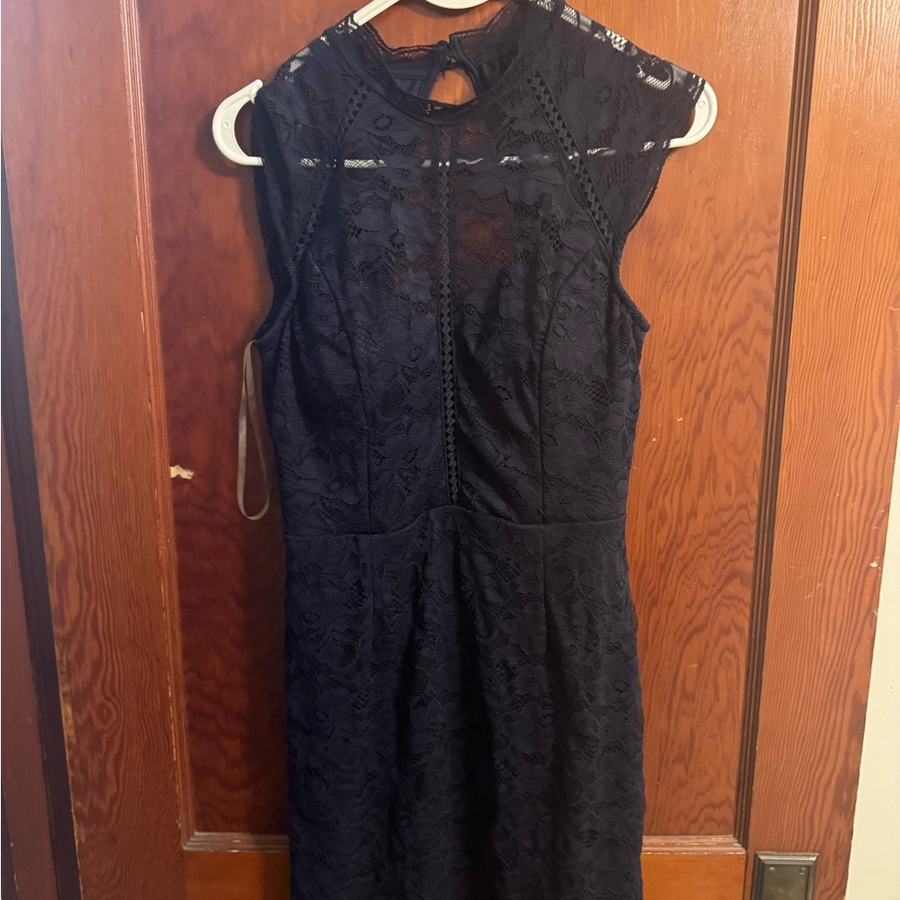 Elegant Black Lace Dress